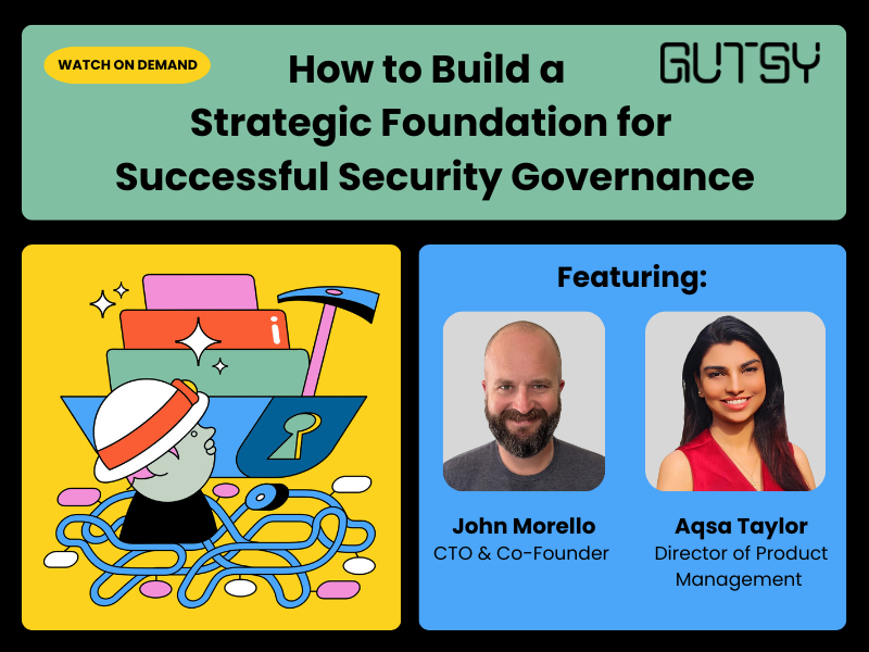 register for the on demand webinar how to build a strategic foundation for successful security governance